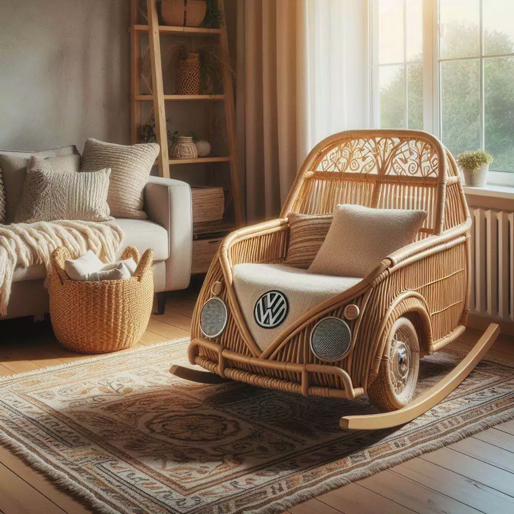 Features of Volkswagen Car-Shaped Rocking Chairs