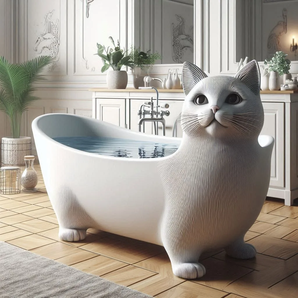 Features and Benefits of Cat Shaped Bathtubs