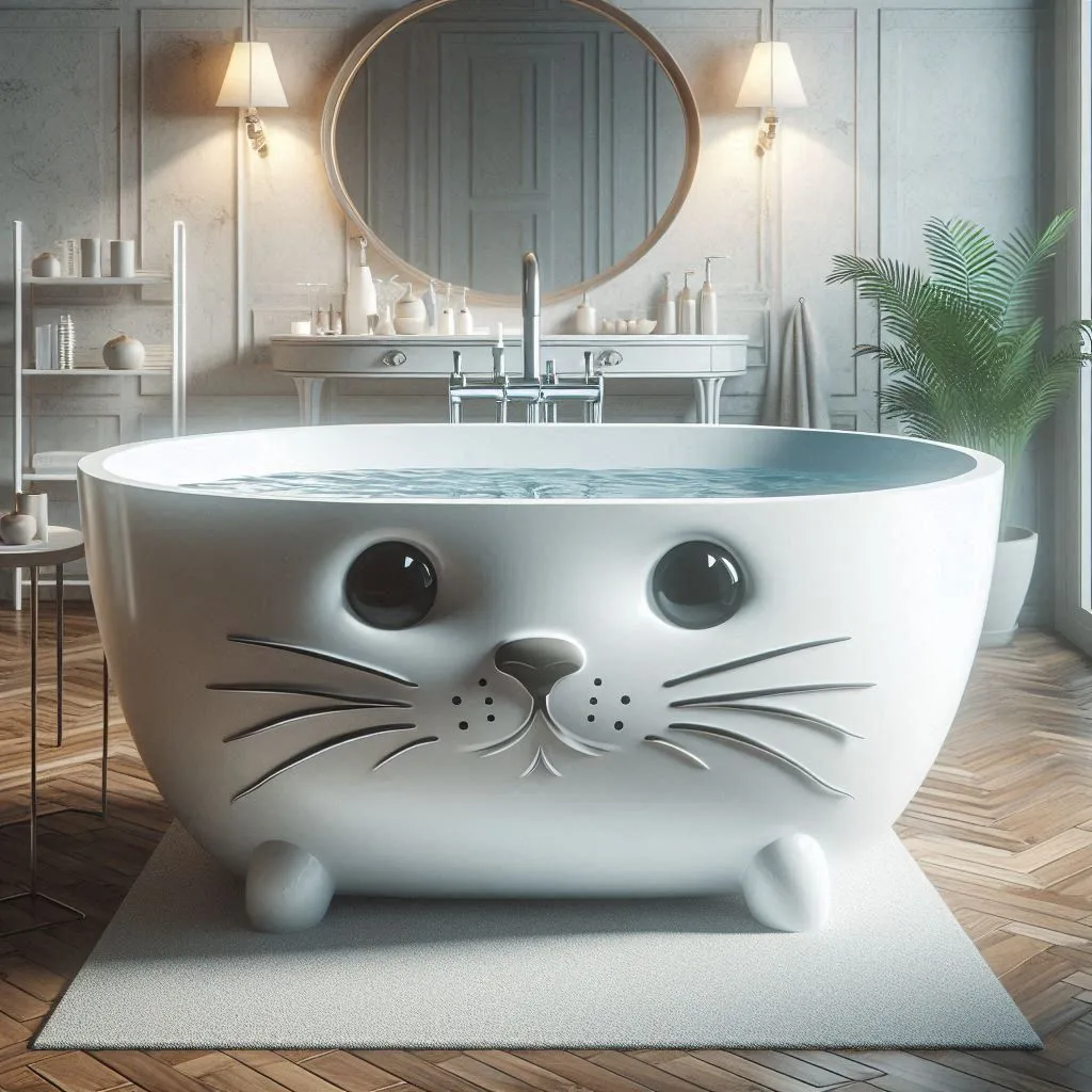 The Concept of Cat Shaped Bathtubs