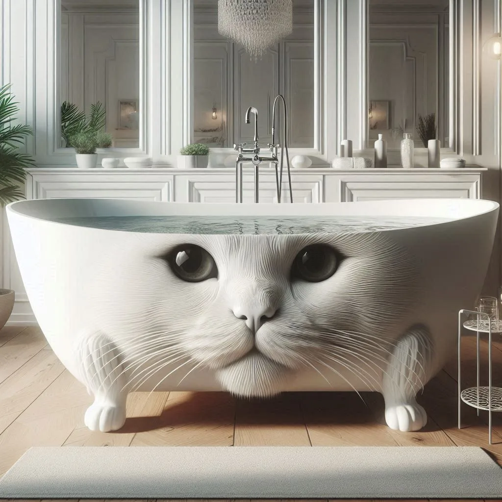 The Concept of Cat Shaped Bathtubs