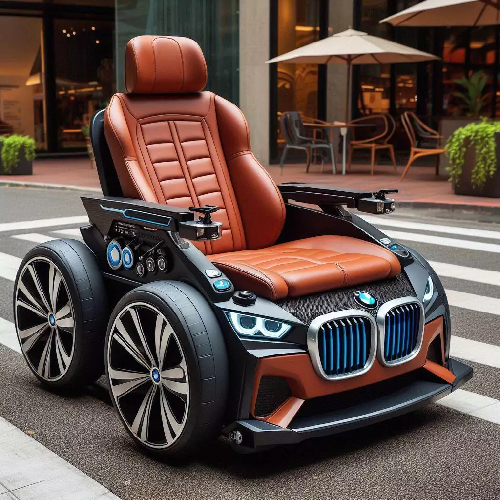 Key Features of the BMW-Inspired Electric Wheelchair
