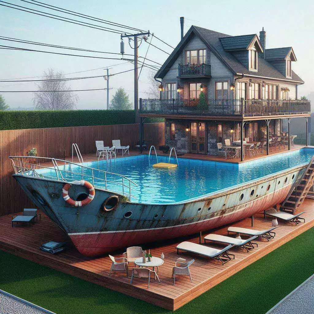 Benefits of Ship-Shaped Swimming Pools