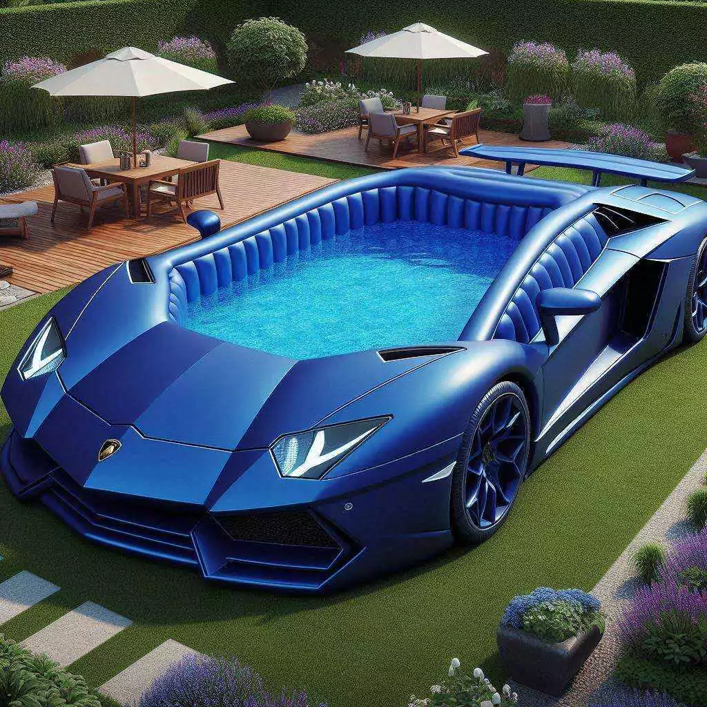 Benefits of the Lamborghini Shaped Inflatable Pool
