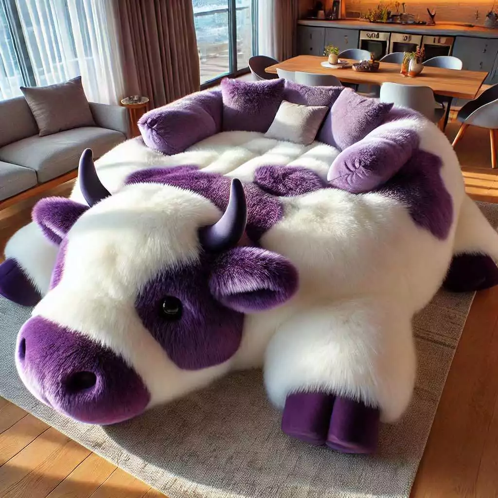 The Charm of a Cow Lounger
