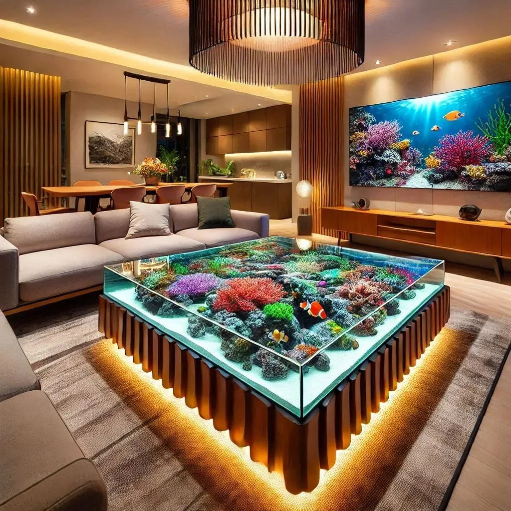 The Allure of an Aquarium Coffee Table