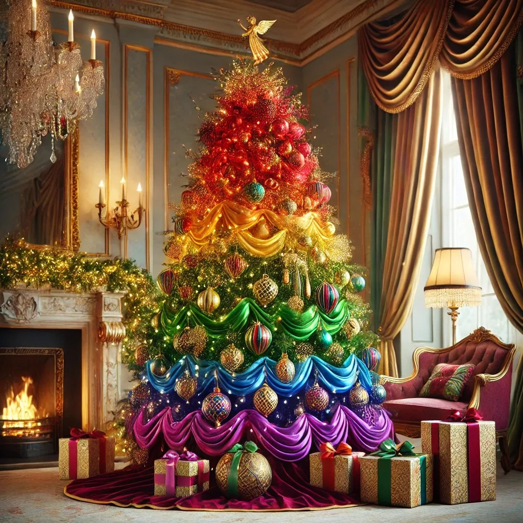 2. Choosing the Perfect Rainbow Christmas Tree