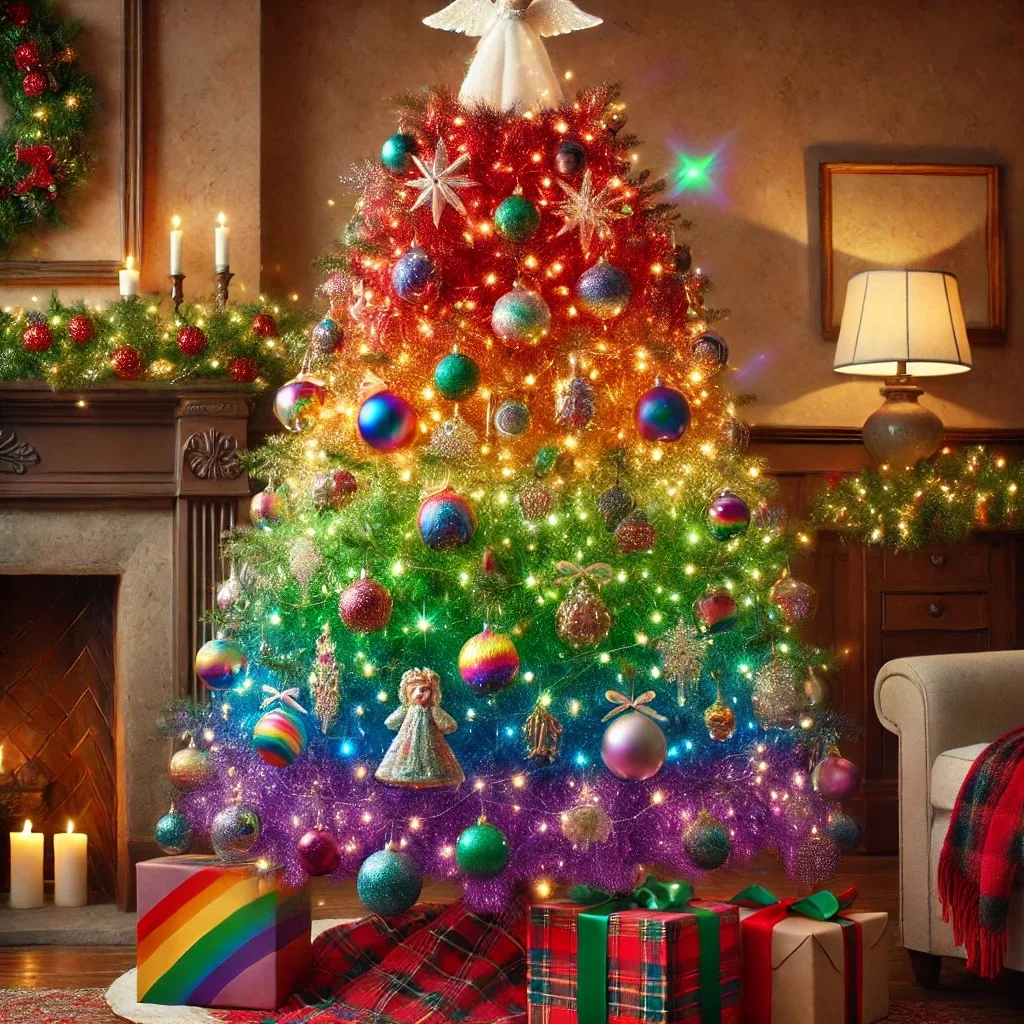 5. Incorporating a Rainbow Tree into Your Holiday Decor