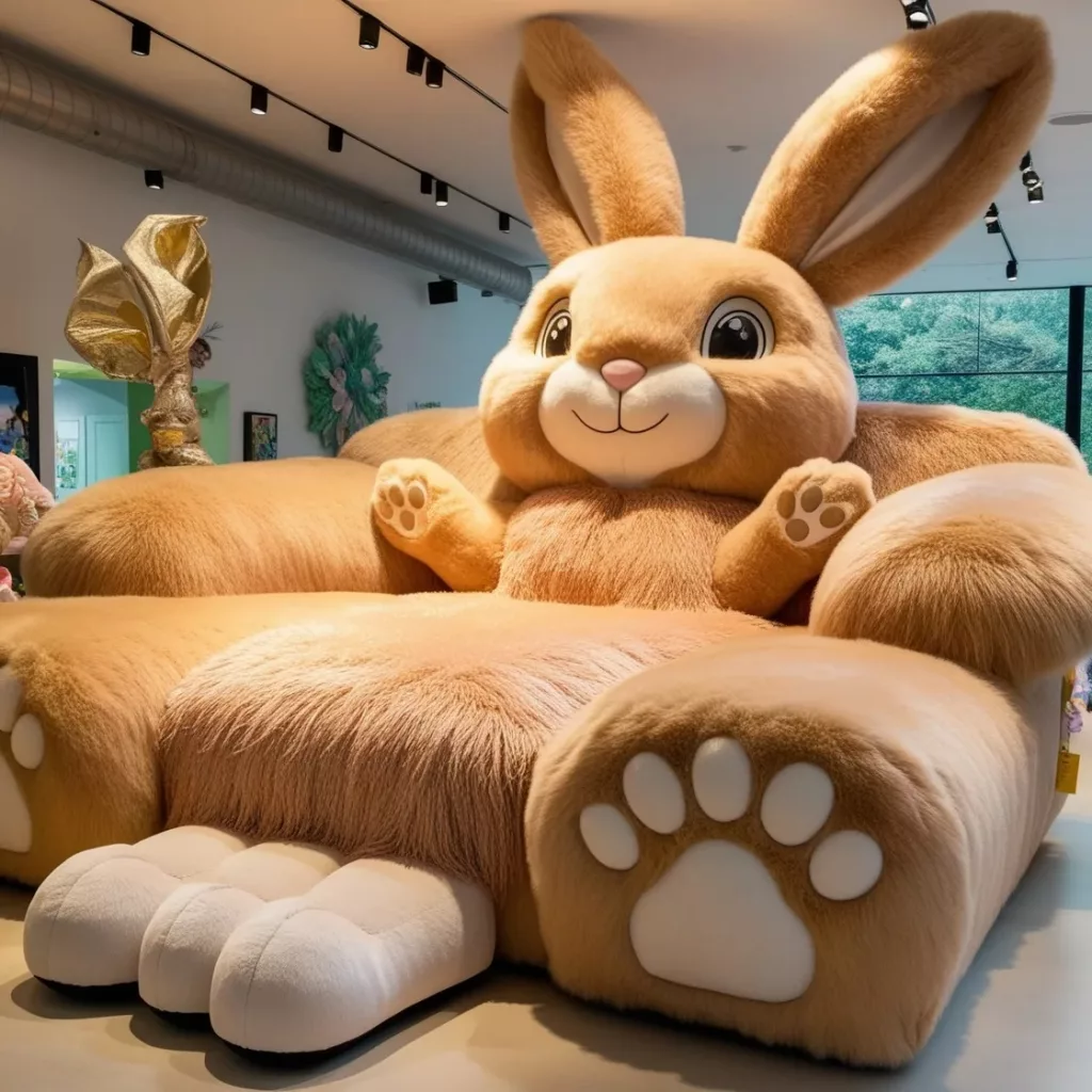 What Are Giant Rabbit Loungers?