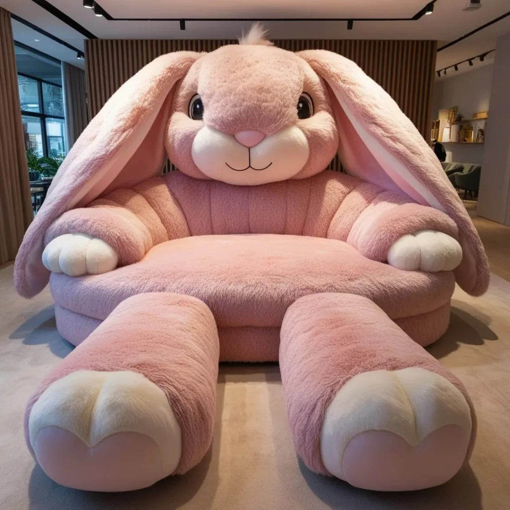 Ideal Spaces for Giant Rabbit Loungers