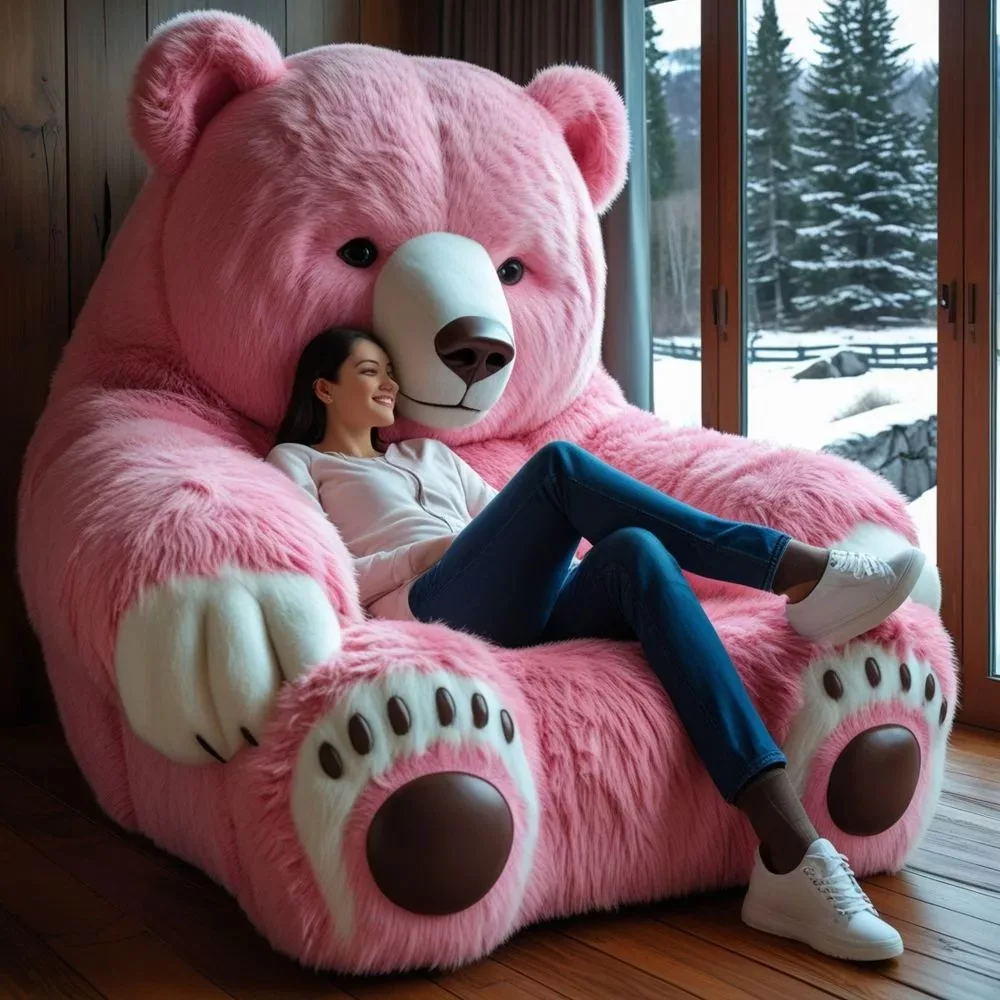 Why Giant Bear Armchairs Are So Captivating