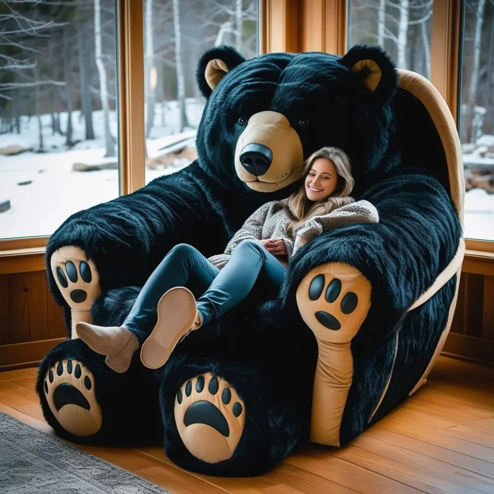 Design Features of Giant Bear Armchairs