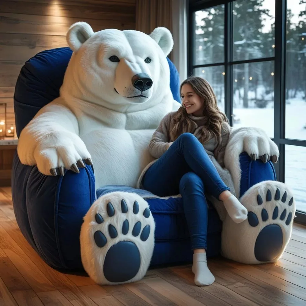 Incorporating Giant Bear Armchairs into Your Space