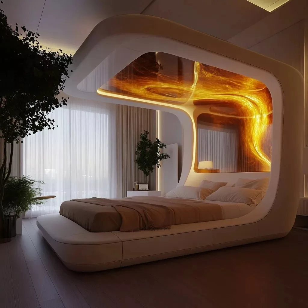 The Retro Inspiration Behind the Lava Lamp Bed