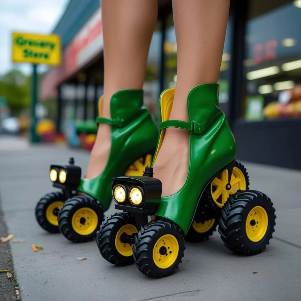 Materials Used in Tractor High Heels