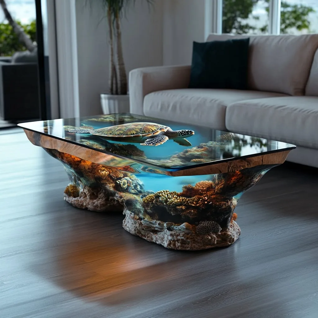 Where to Find Underwater Scene Coffee Tables