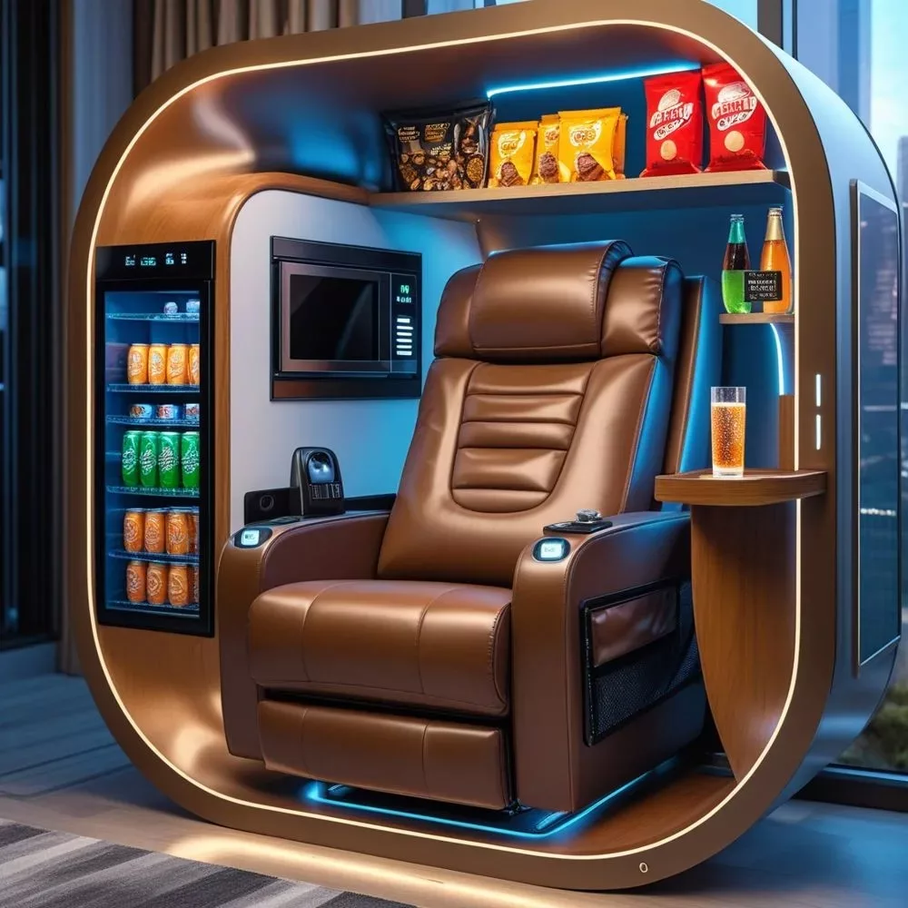 The Appeal of Recliners With Built-in Kitchen Features