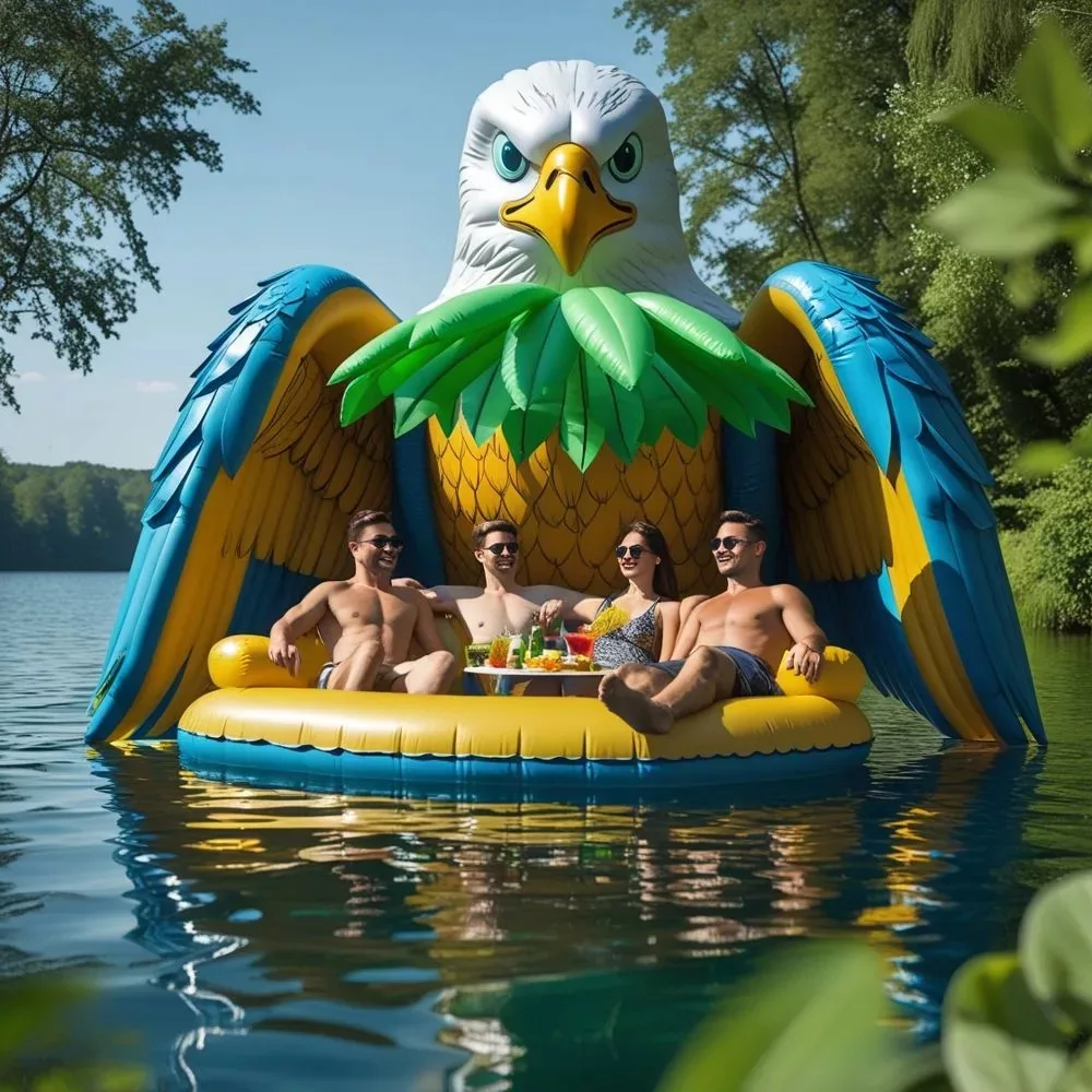 Design Features of Giant Inflatable Animal Lake Floats