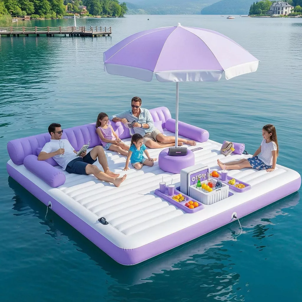 The Allure of Inflatable Floating Lounges with Canopy