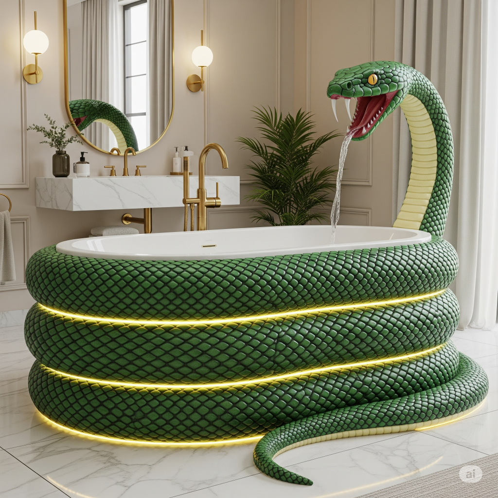 Design Features of Snake Bathtubs