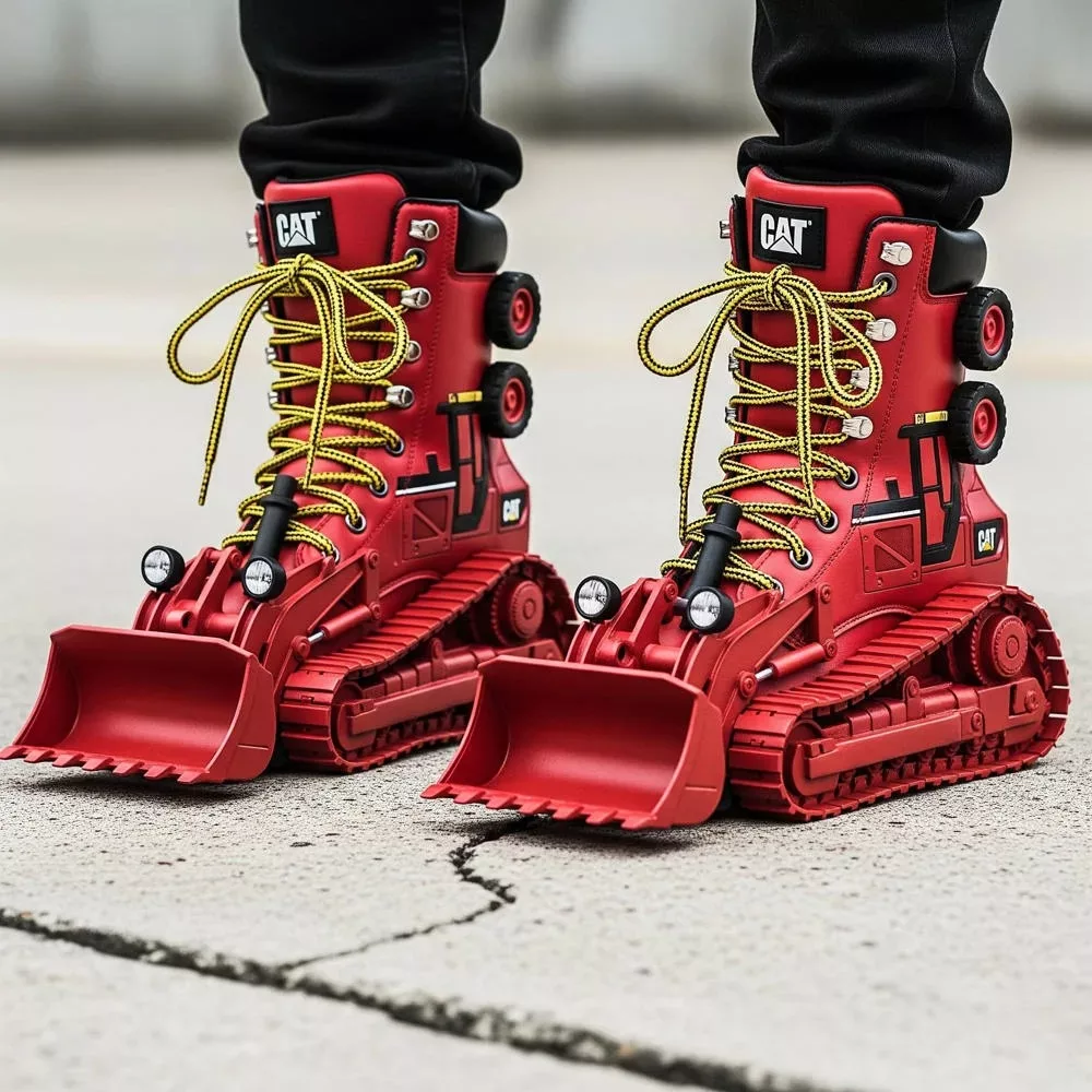 Key Safety Features of Bulldozer Shaped High Boots