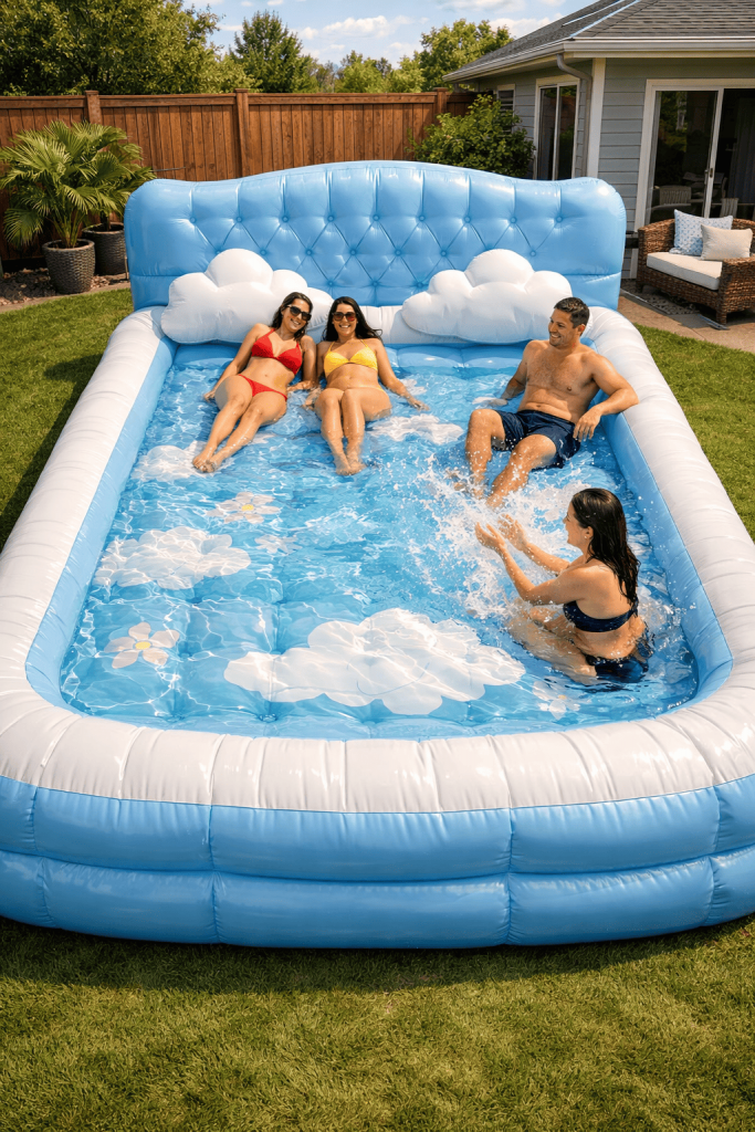 Why Choose an Inflatable Bed Pool?