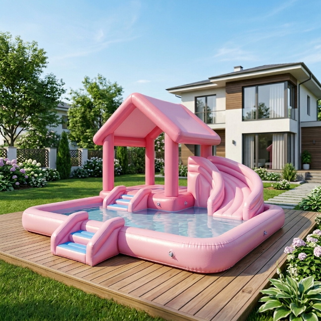 Benefits of Using a House Shaped Inflatable Pool