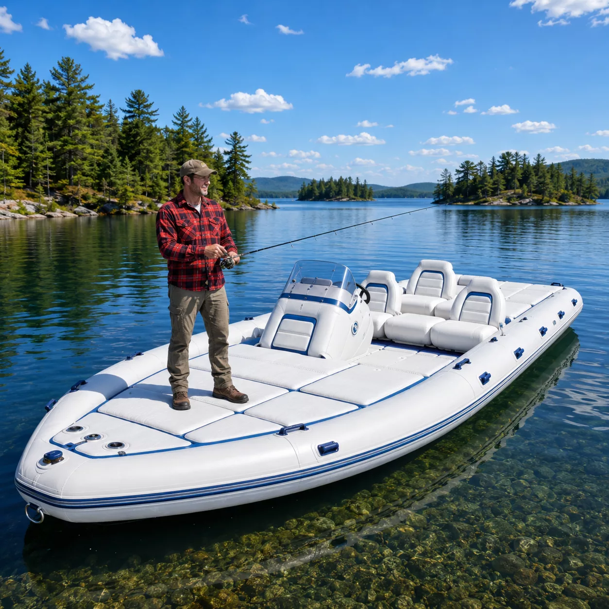 Inflatable Fishing Boat: The Perfect Choice for Portable, Affordable, and Fun Fishing Adventures