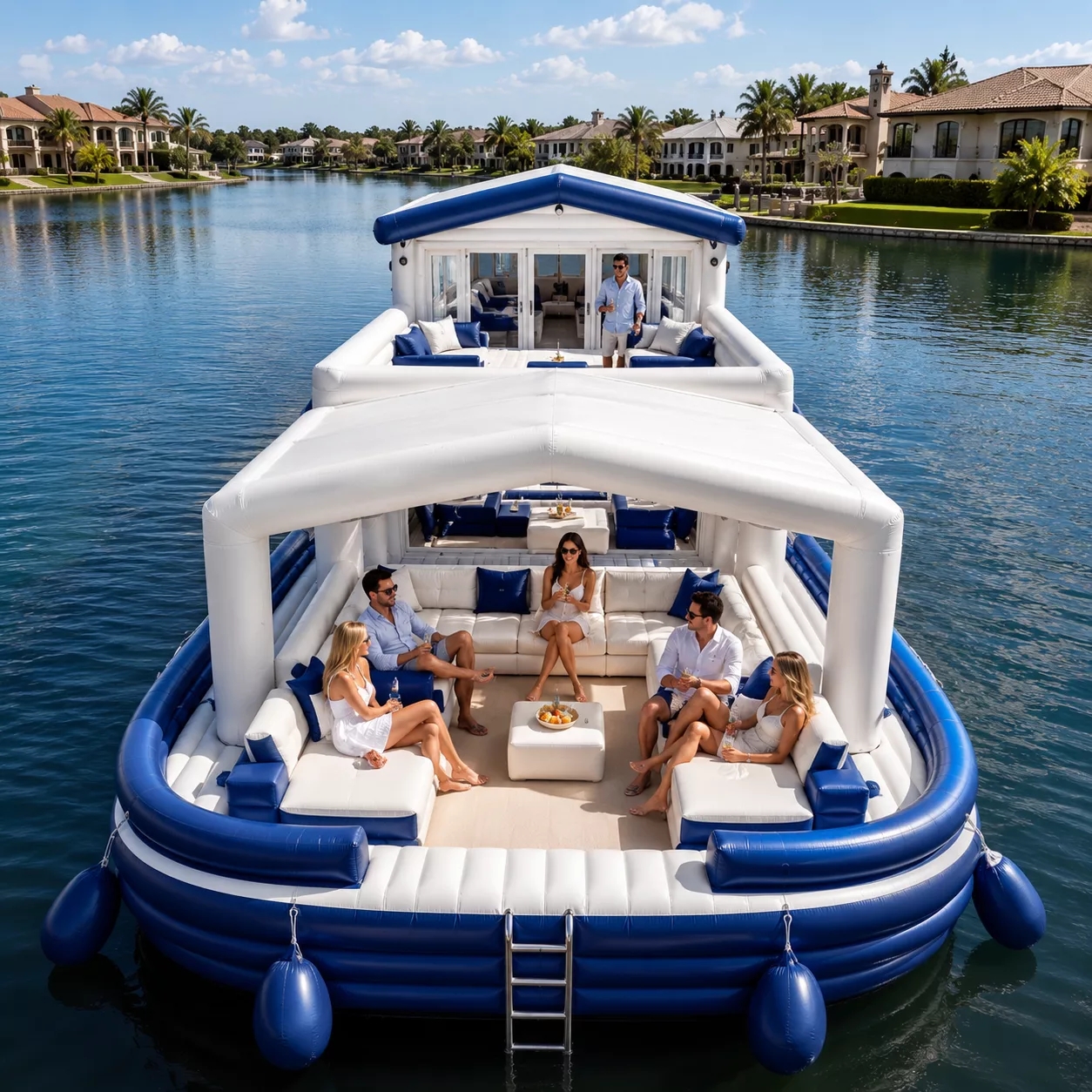 Why the Giant Inflatable Barge Home Is So Unique