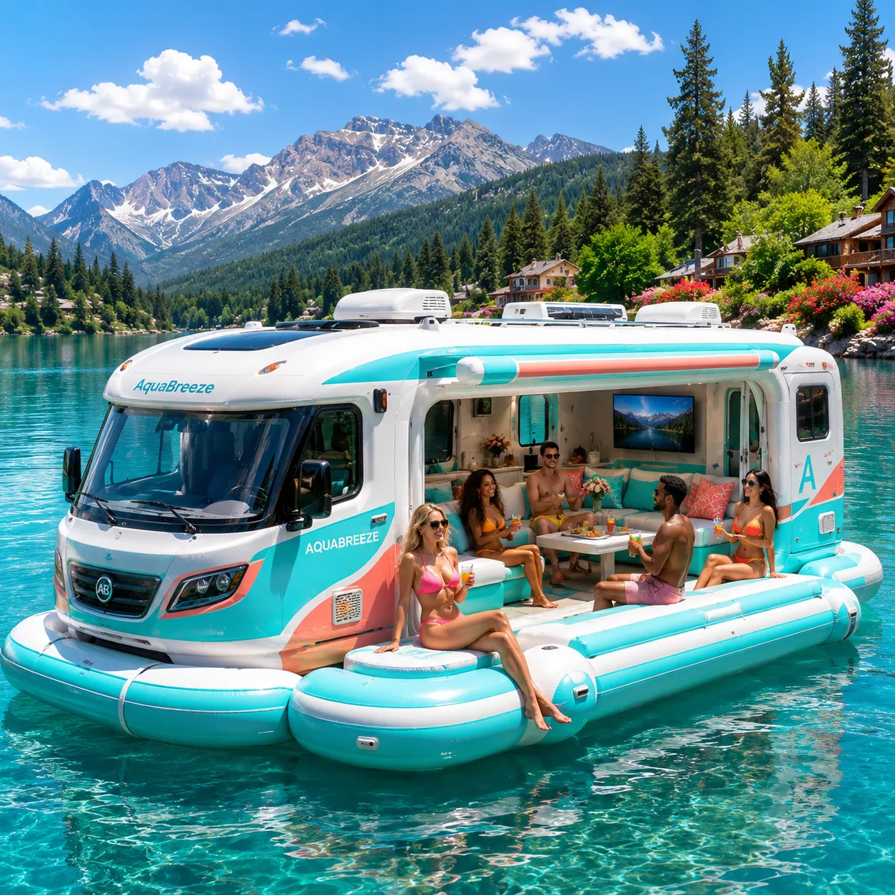 RV Lake Party Boat: The Ultimate Floating Camper for Summer Adventures