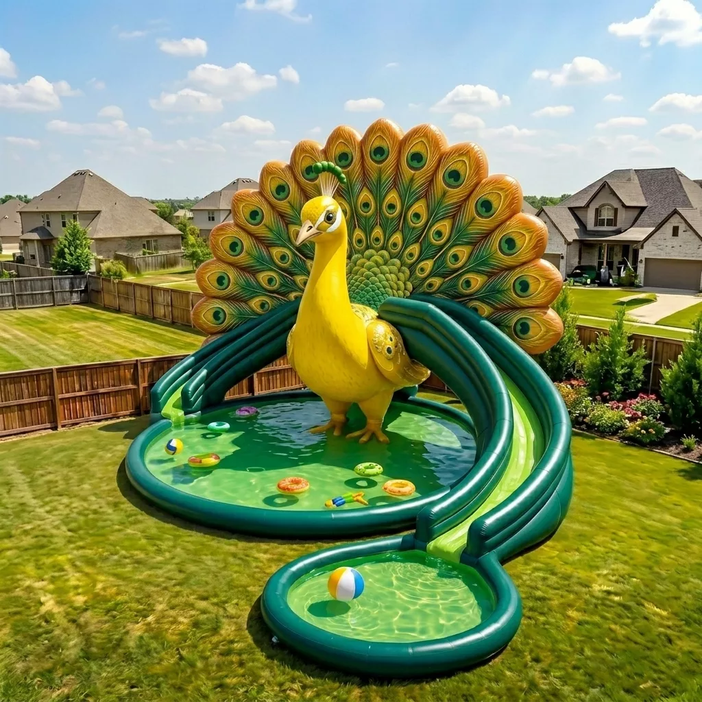 Key Features of Inflatable Peacock Pool