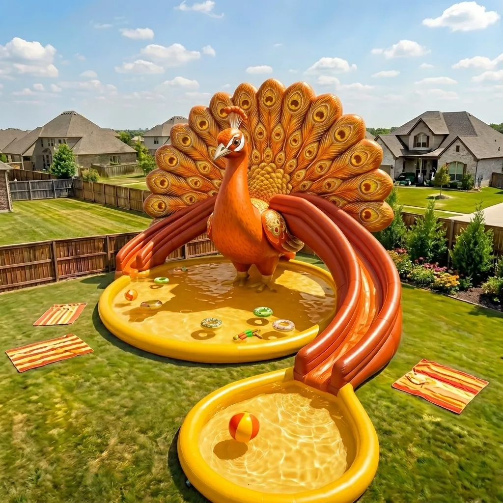 Benefits of Using an Inflatable Peacock Pool