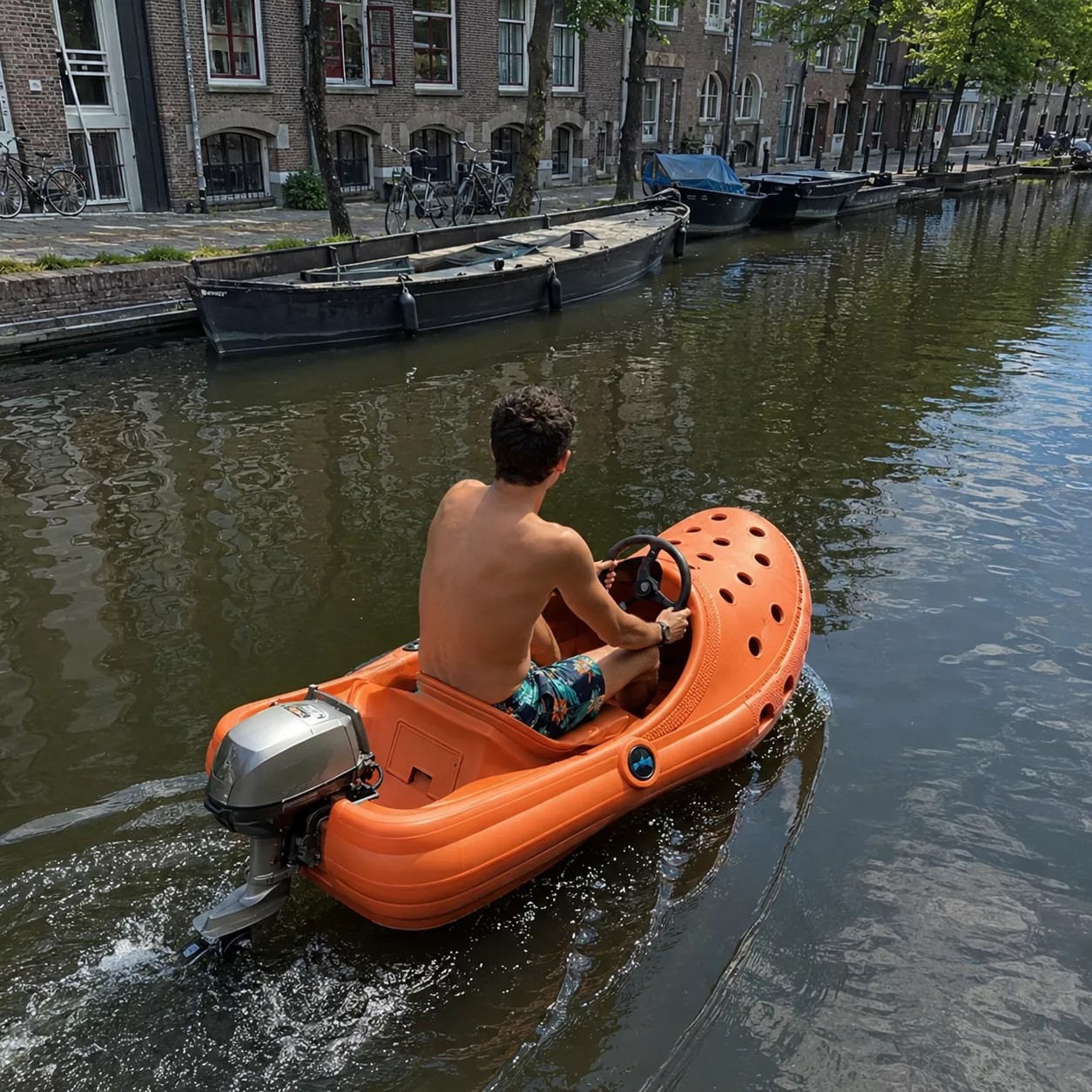 Who Would Love a Croc Boat?