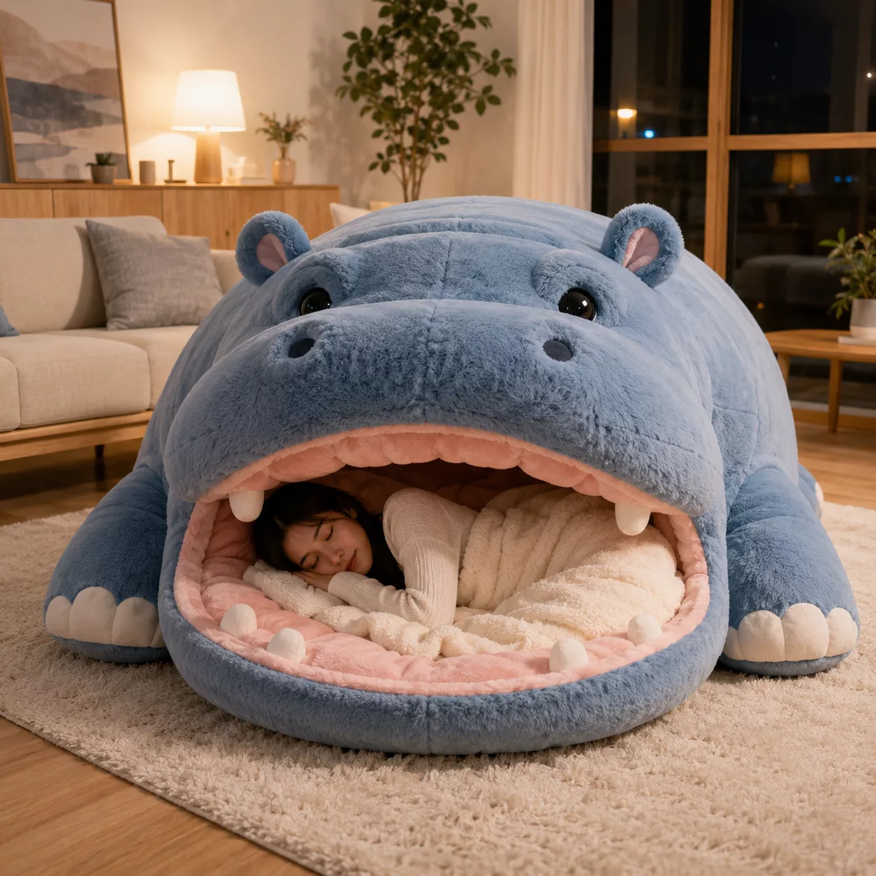 Why the Giant Hippo Bed Is So Popular