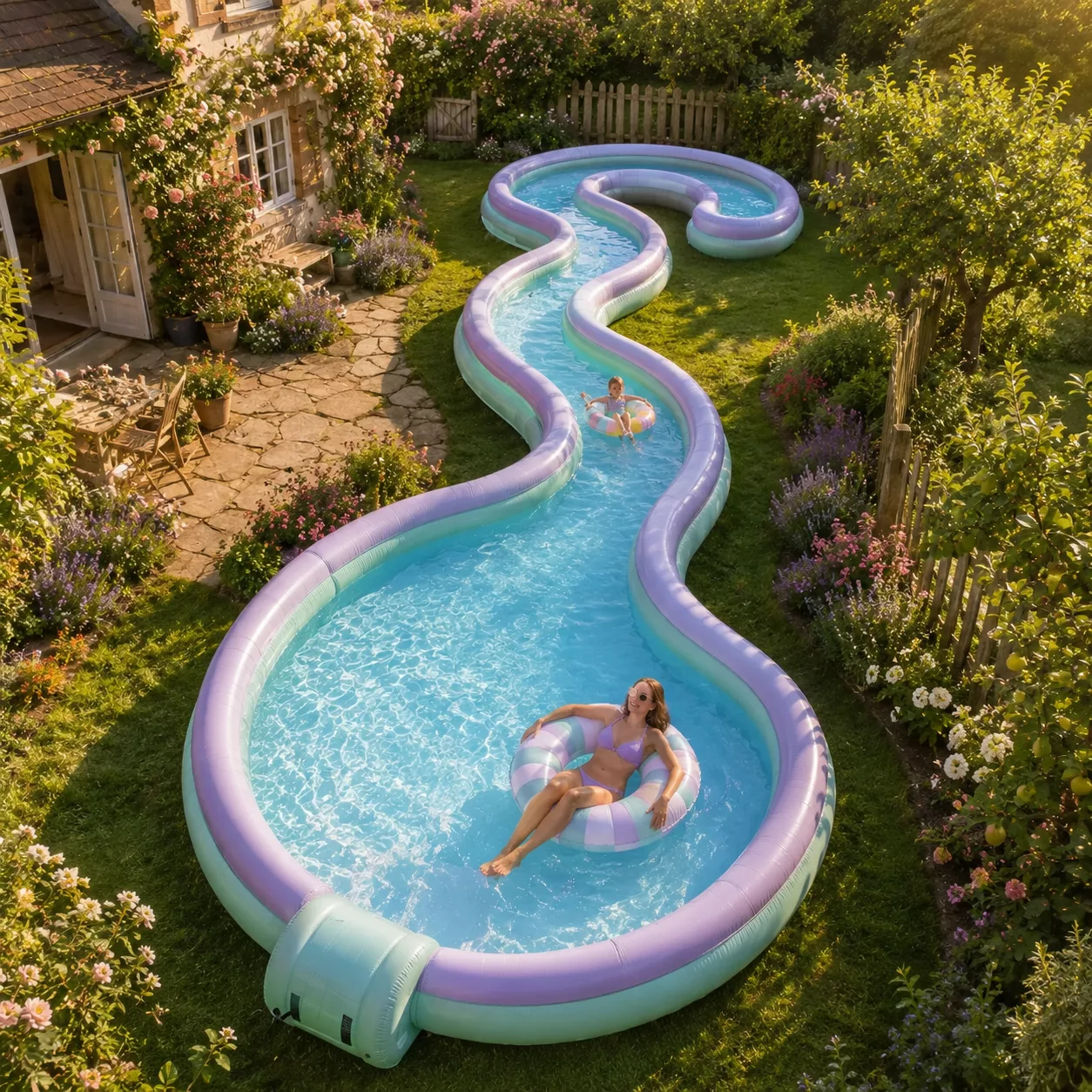 Why the Giant Inflatable Lazy River Pool Is So Popular