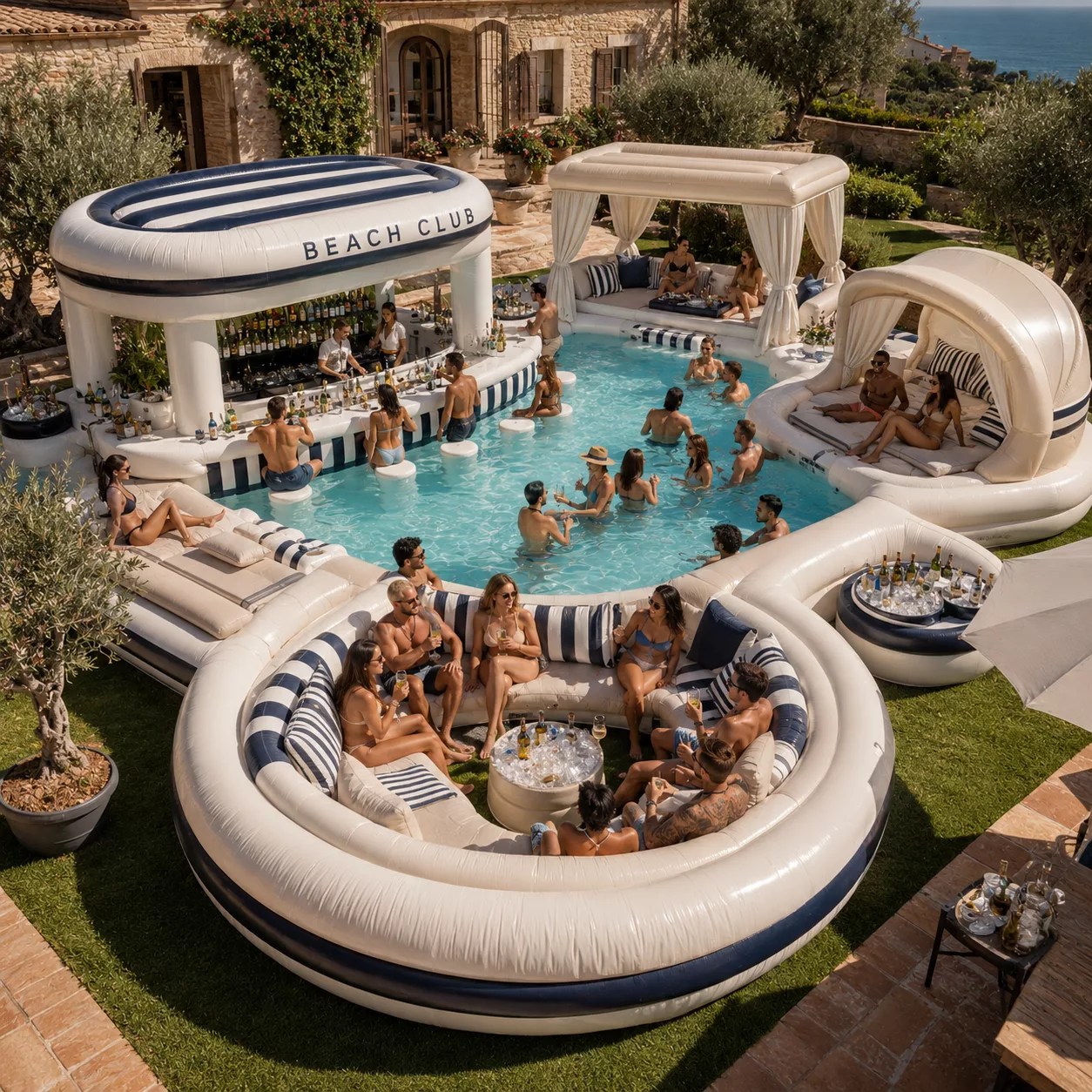 Why the Inflatable Backyard Beach Club Is So Popular