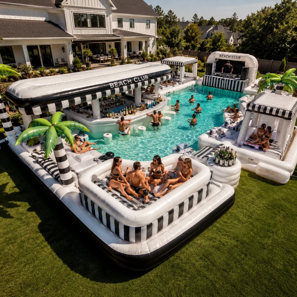 What Is an Inflatable Backyard Beach Club?