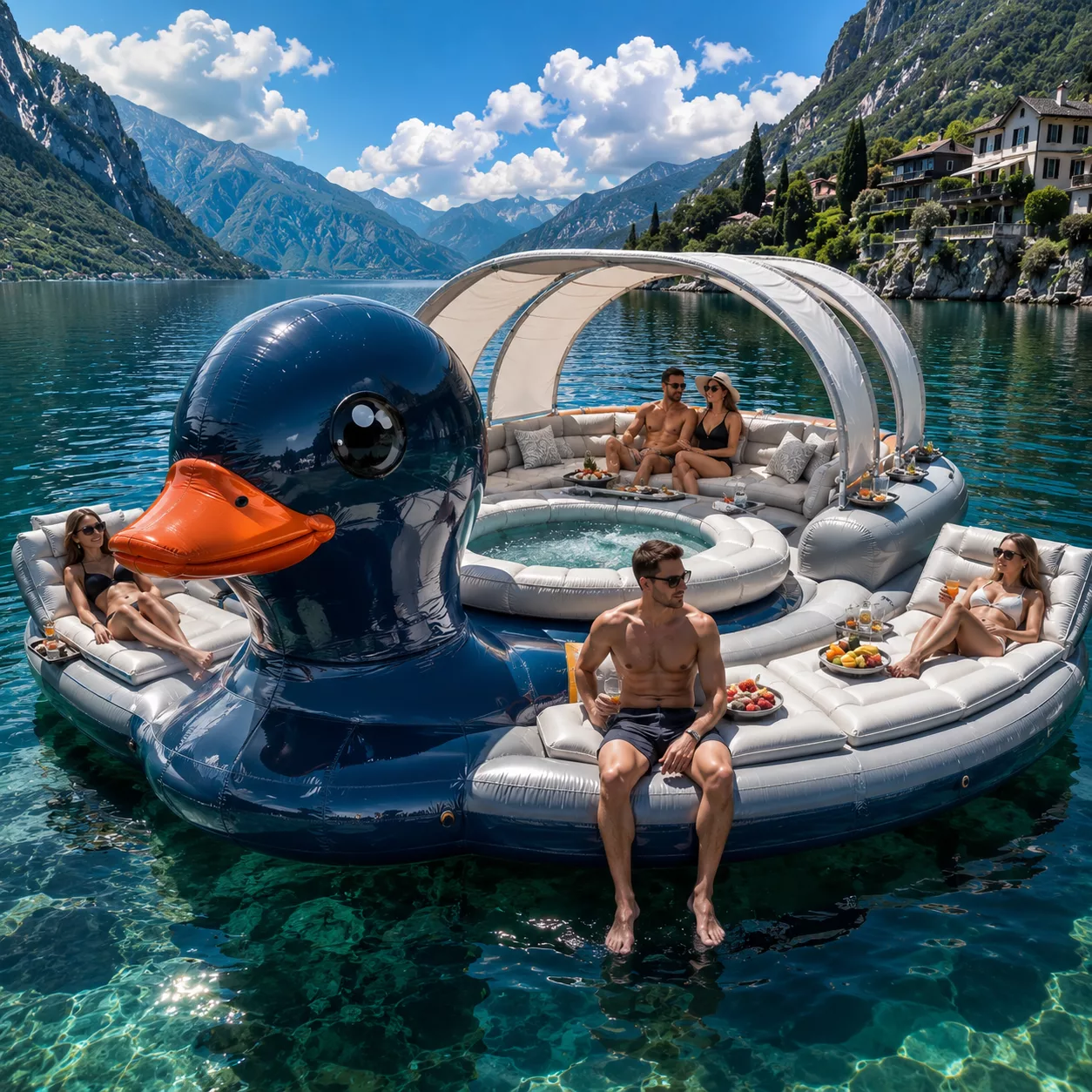 Safety Tips for Using an Inflatable Duck Lounge