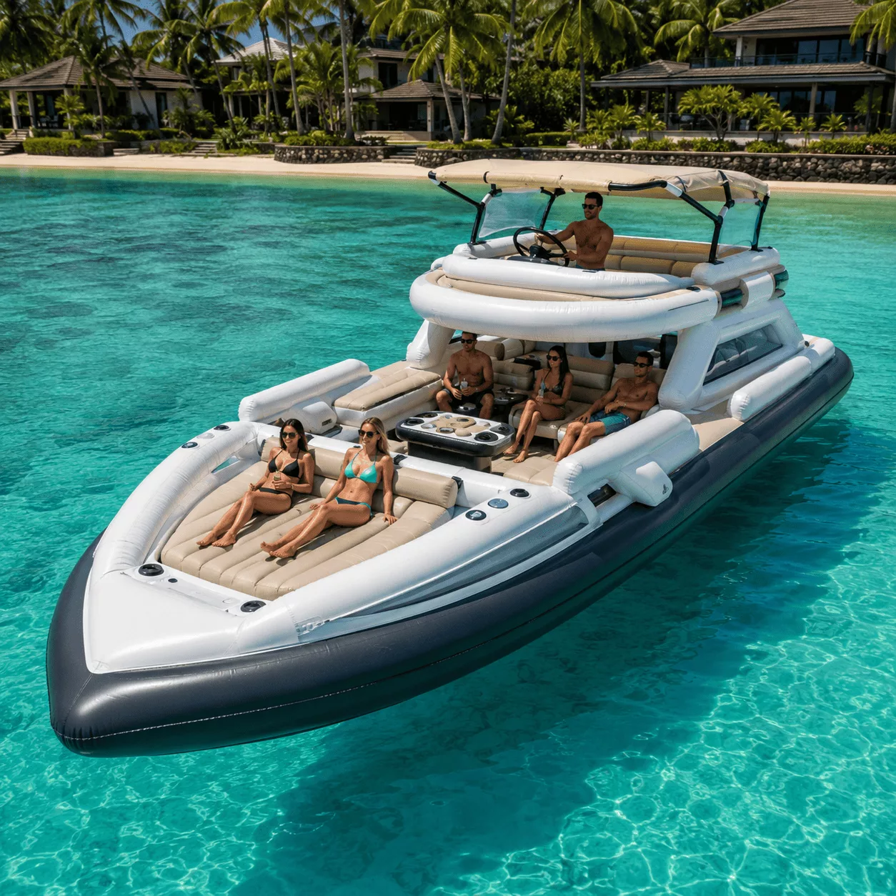 Safety Tips for Using a Giant Inflatable Yacht Float