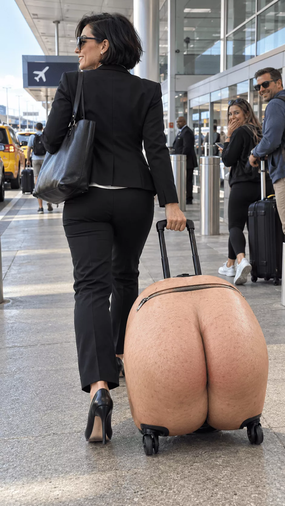 Features and Benefits of the Giant Butt-Shaped Rolling Suitcase