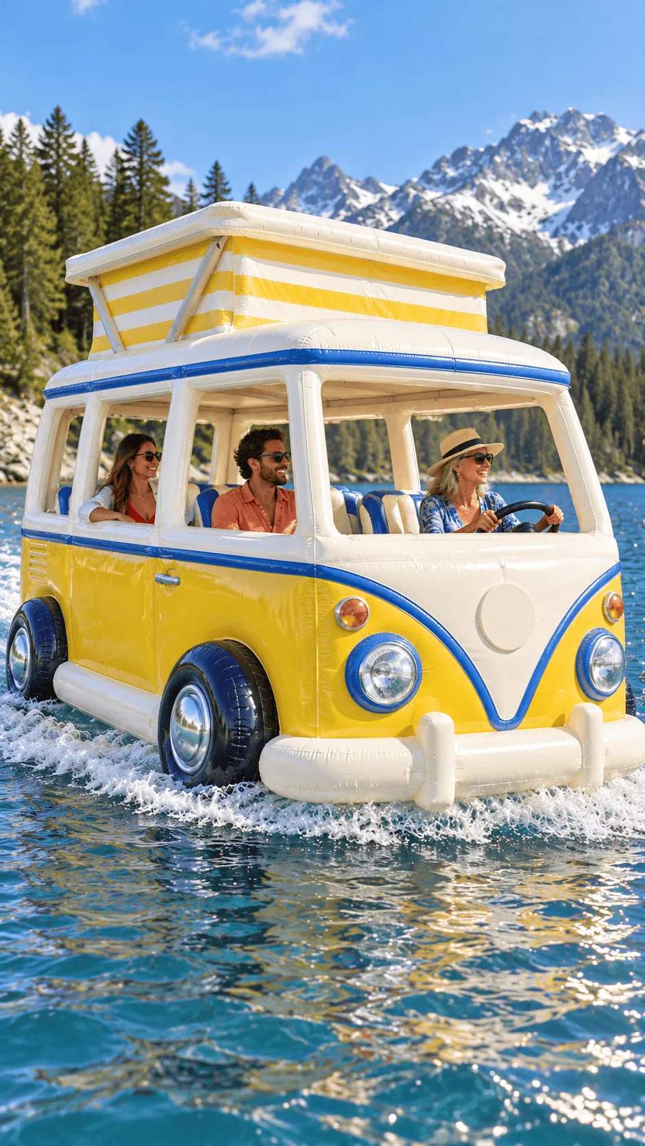 A Floating Lounge for Summer Gatherings