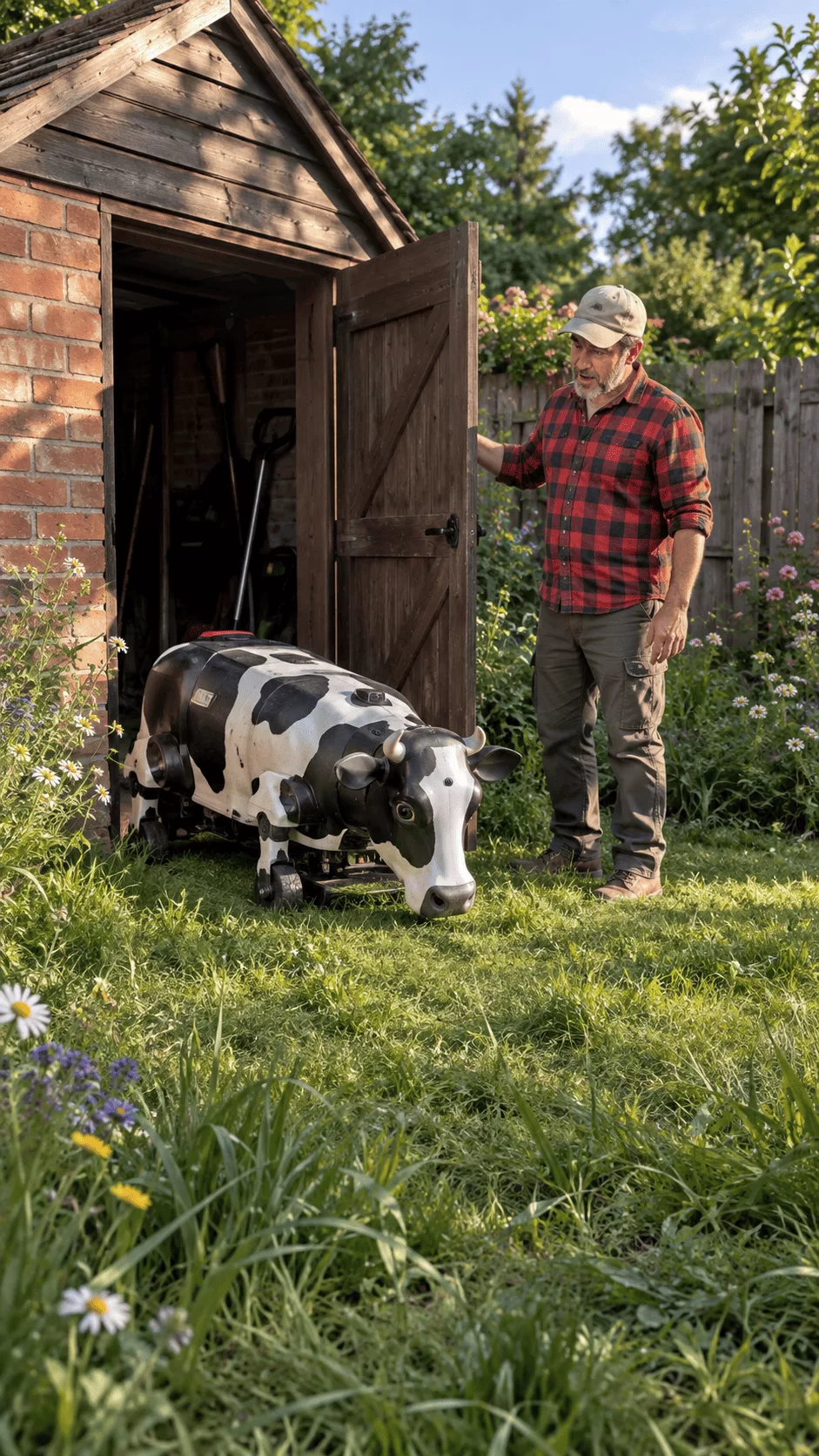 What Is a Robot Cow Lawn Mower?