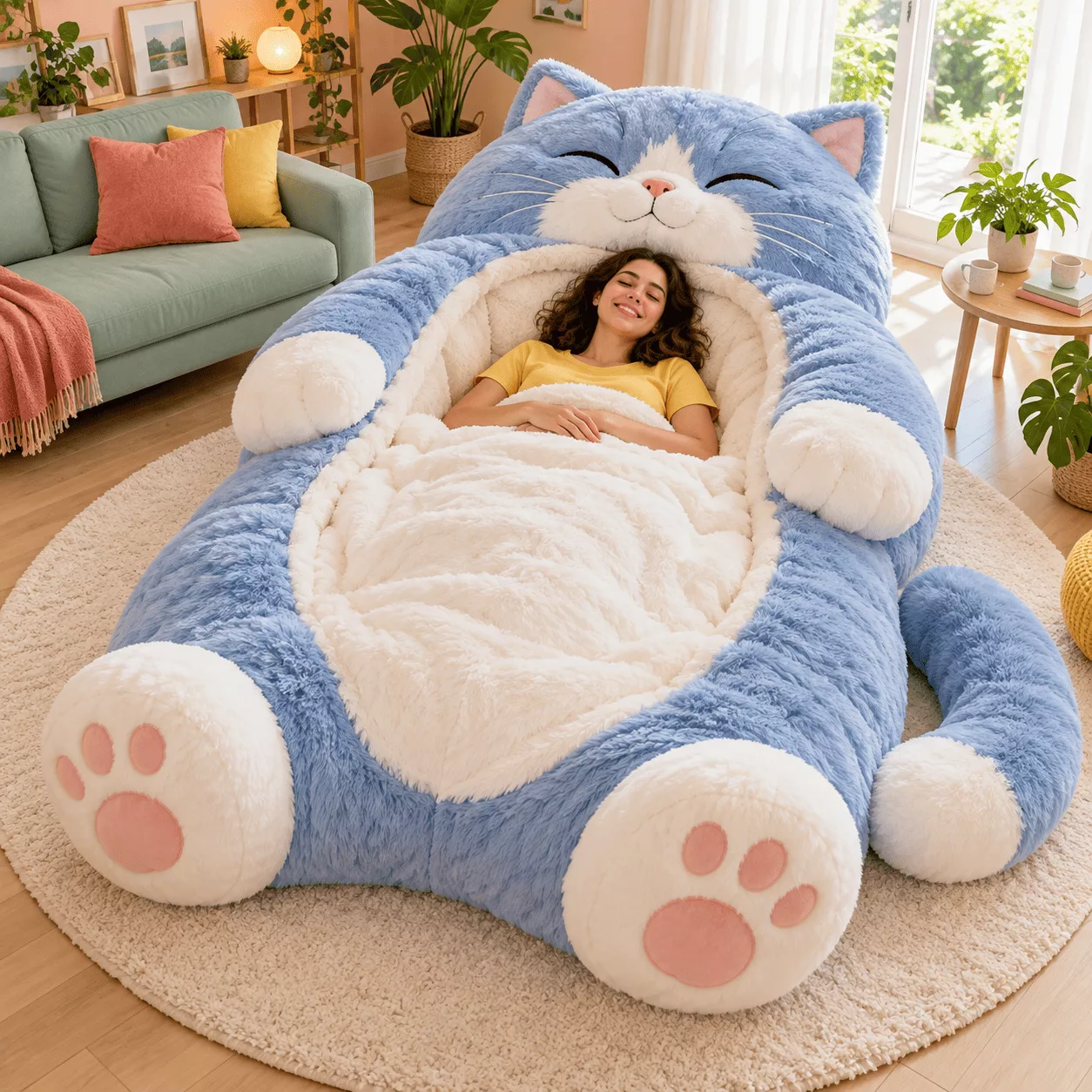 Cat-Shaped Sleeping Bag: A Cozy Statement Piece for Cat Lovers