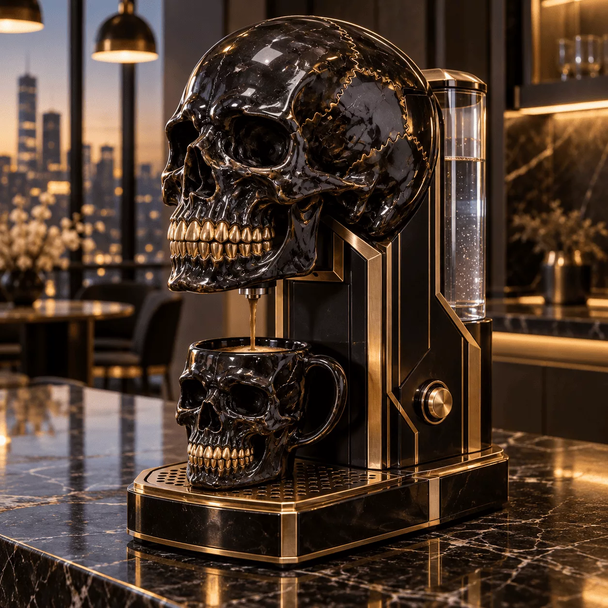 1. Black and Gold Gothic Luxury