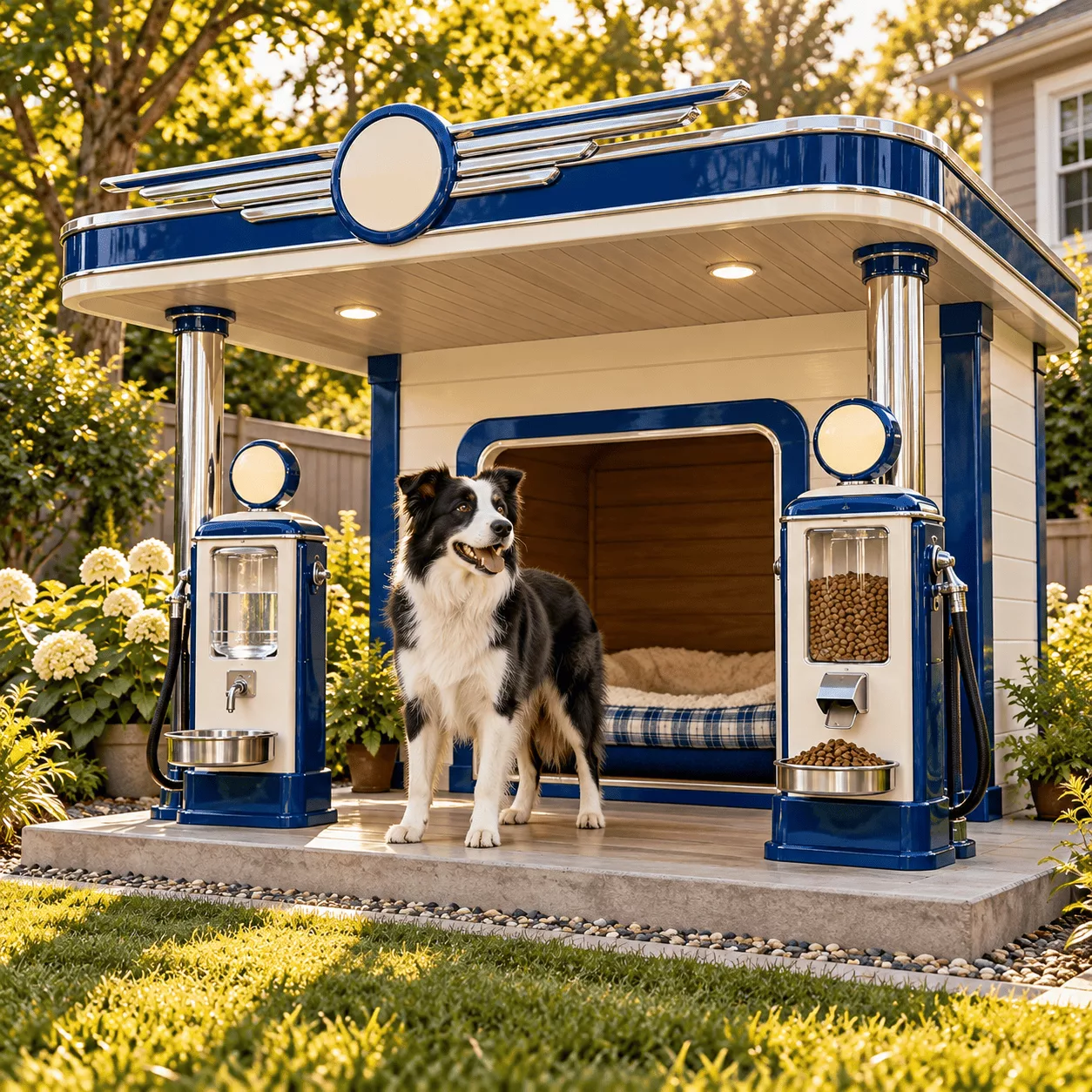 What Is a Vintage Gas Station Doghouse?